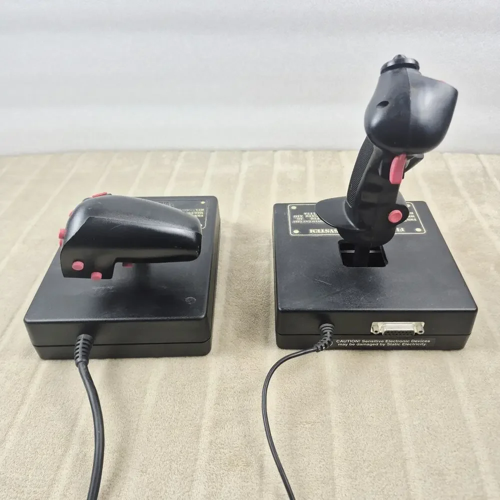ThrustMaster Flight Control System Mark I FCS PC Simulation Joysticks UNTESTED